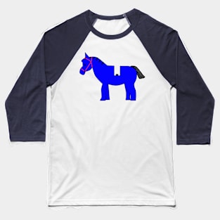 Interpretation of a Minifig Horse Baseball T-Shirt